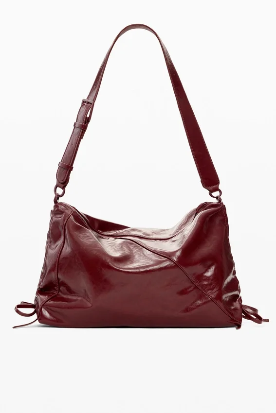 Große Tasche aus Kunstleder Große Tasche aus Kunstleder