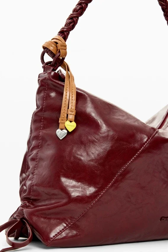 Große Tasche aus Kunstleder Große Tasche aus Kunstleder