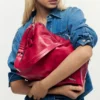 Große Tasche aus Kunstleder Große Tasche aus Kunstleder