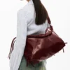 Große Tasche aus Kunstleder Große Tasche aus Kunstleder