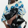 Große Tasche aus Kunstleder Große Tasche aus Kunstleder