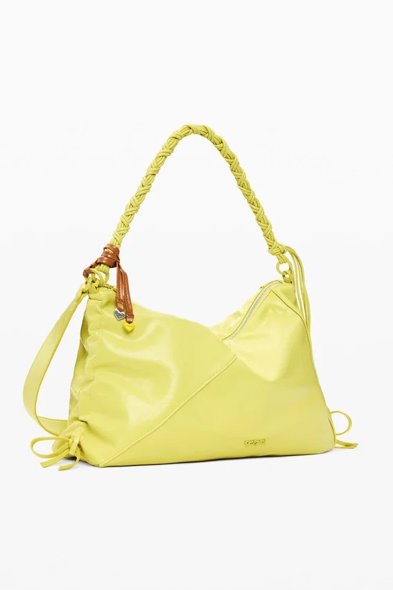 Große Tasche mit glänzender Schleife Große Tasche mit glänzender Schleife
