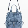 Großer Rucksack aus Denim