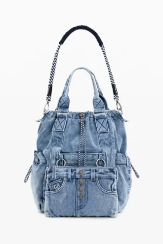 Großer Rucksack aus Denim Großer Rucksack aus Denim
