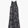 Halterkleid mit floralen Illustrationen Halterkleid mit floralen Illustrationen