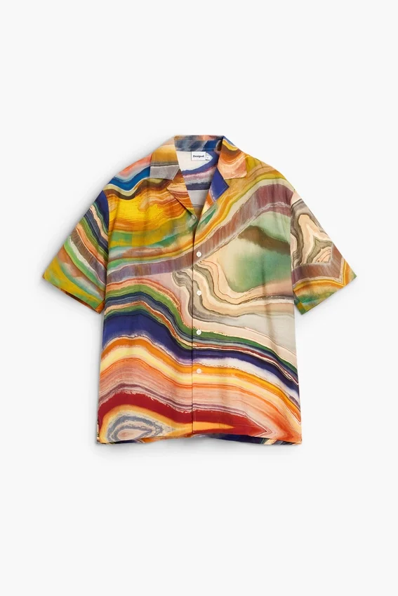 Hemden mit abstraktem Print Hemden mit abstraktem Print