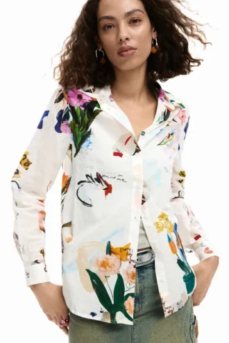 Hemden mit Blumen-Collage Hemden mit Blumen-Collage