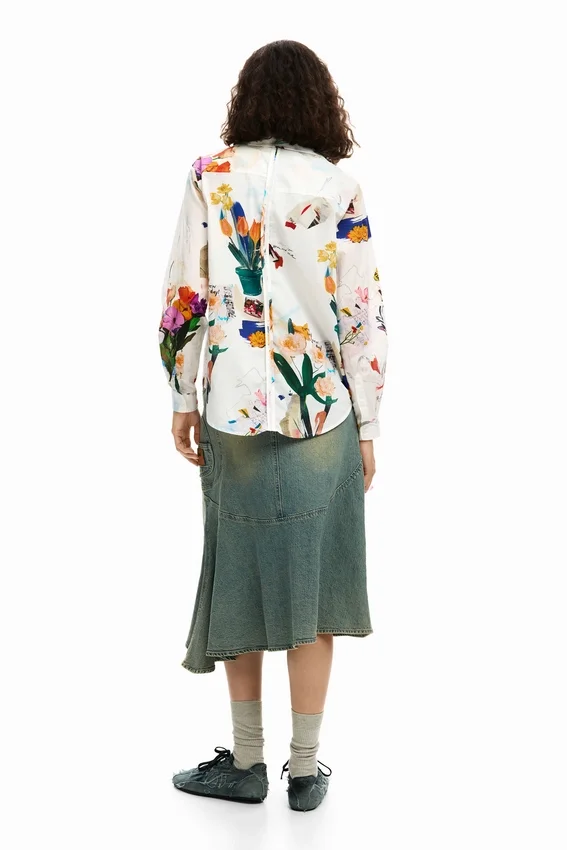 Hemden mit Blumen-Collage Hemden mit Blumen-Collage