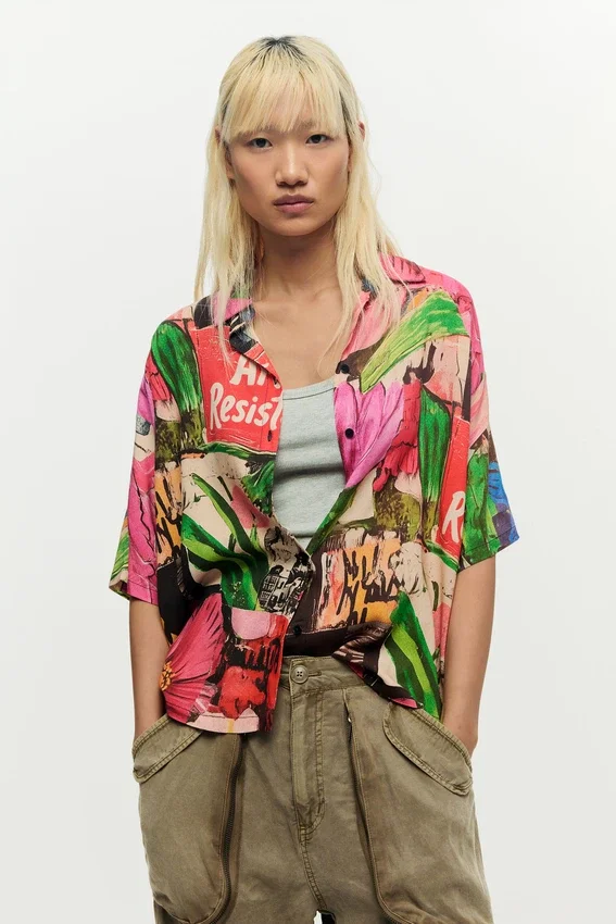 Hemden mit Blumenprint Hemden mit Blumenprint