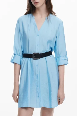 Hemdkleid mit Gürtel
