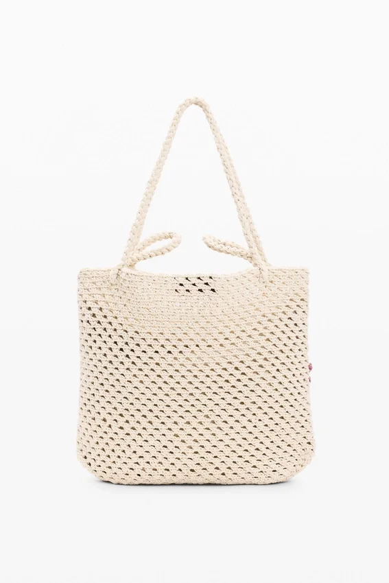 Häkel-Tasche mit Blumen Häkel-Tasche mit Blumen