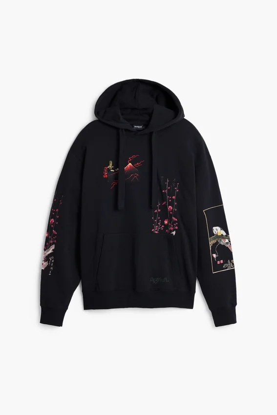 Hoodie mit Landschaftsmotiv Hoodie mit Landschaftsmotiv