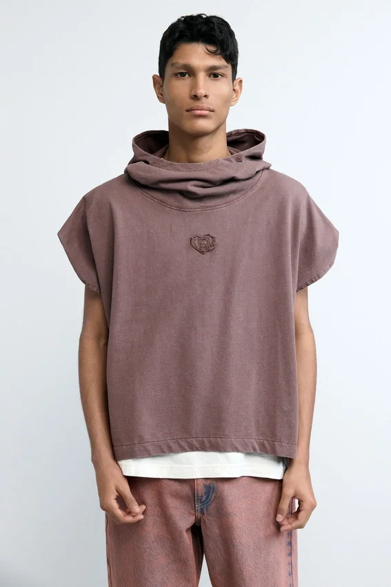 Hoodie-T-Shirt mit Logo Hoodie-T-Shirt mit Logo