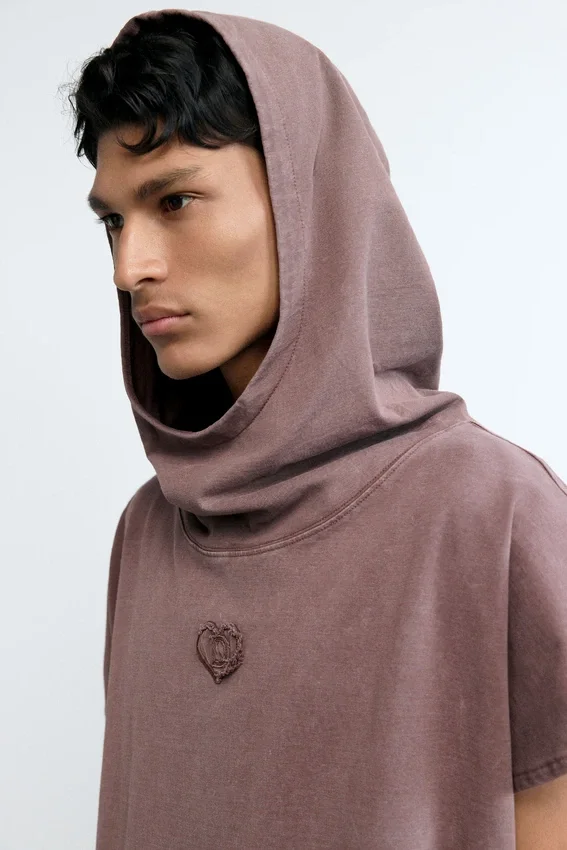 Hoodie-T-Shirt mit Logo Hoodie-T-Shirt mit Logo