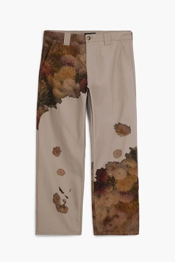 Hose mit Blumenmuster Hose mit Blumenmuster