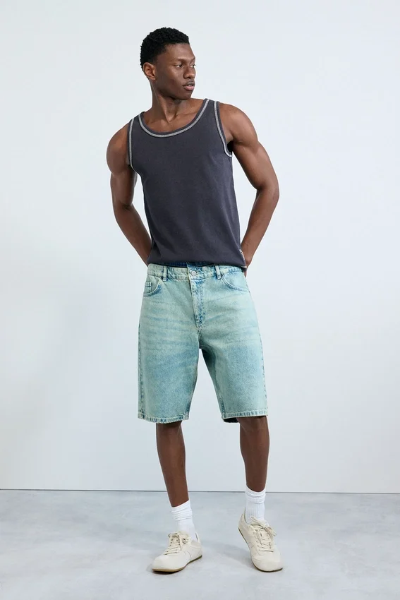 Hybrid-Denim-Bermudas Hybrid-Denim-Bermudas