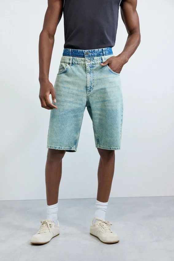 Hybrid-Denim-Bermudas Hybrid-Denim-Bermudas