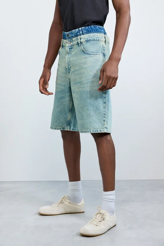 Hybrid-Denim-Bermudas Hybrid-Denim-Bermudas