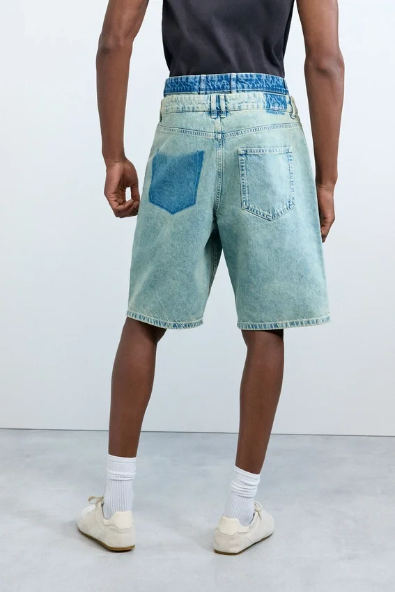 Hybrid-Denim-Bermudas Hybrid-Denim-Bermudas