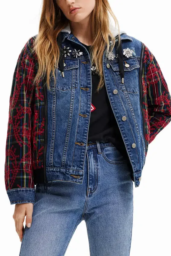 Hybrid-Jeansjacke Hybrid-Jeansjacke
