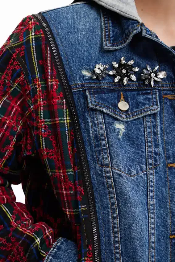 Hybrid-Jeansjacke Hybrid-Jeansjacke