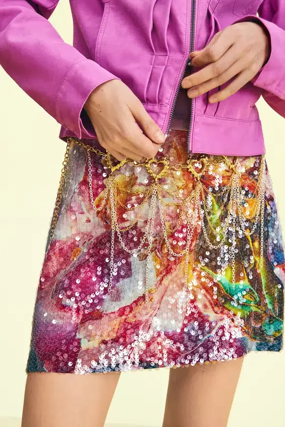 Jacke aus Kunstleder Jacke aus Kunstleder