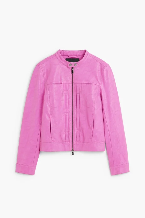 Jacke aus Kunstleder Jacke aus Kunstleder