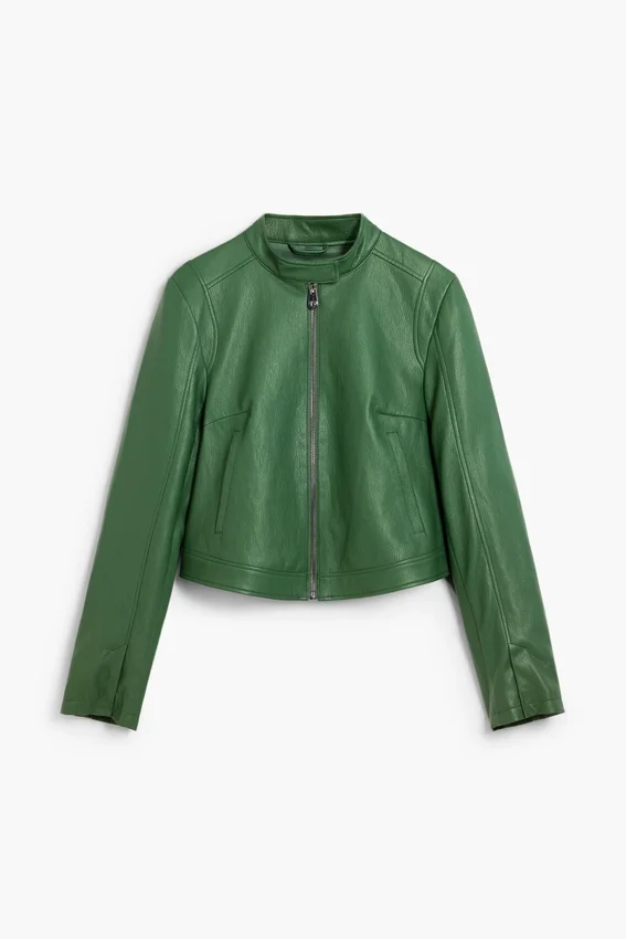 Jacke aus Kunstleder Jacke aus Kunstleder