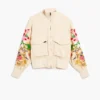 Jacke mit Blumenapplikationen Jacke mit Blumenapplikationen