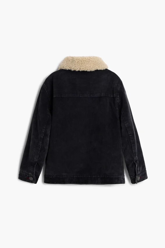 Jacke mit Sherpa-Kragen Jacke mit Sherpa-Kragen