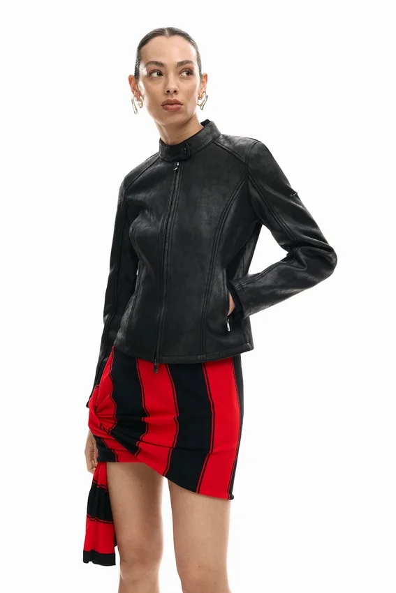 Jacke mit Stehkragen Jacke mit Stehkragen