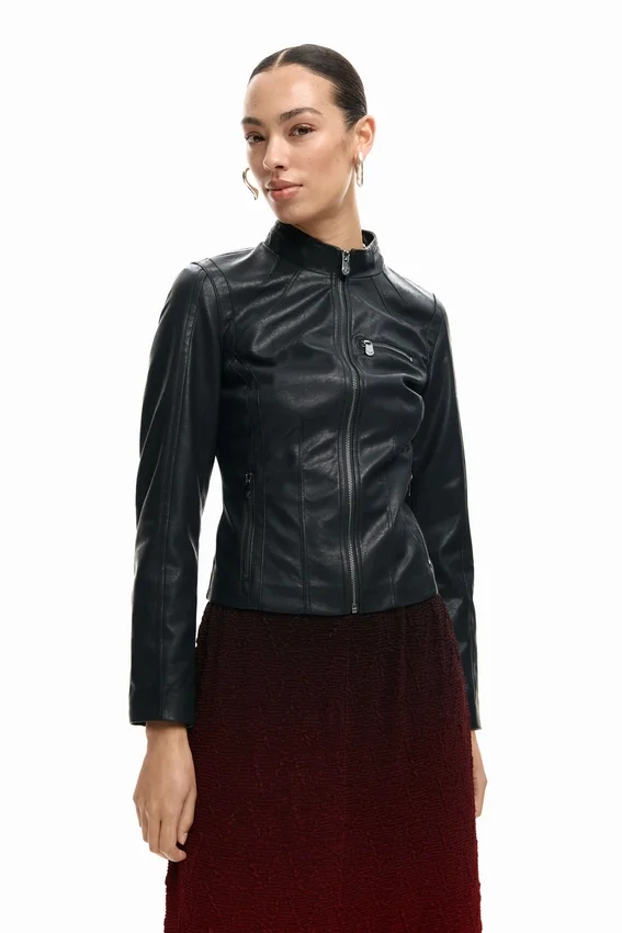 Jacke mit Stehkragen Jacke mit Stehkragen