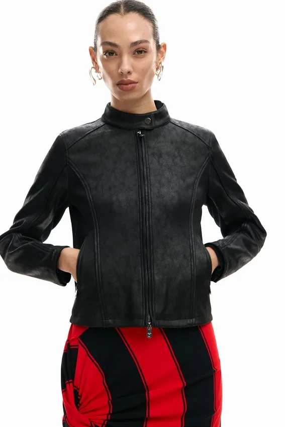 Jacke mit Stehkragen Jacke mit Stehkragen