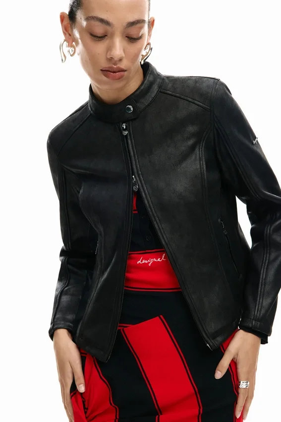 Jacke mit Stehkragen Jacke mit Stehkragen