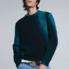 Jacquard-Pullover mit Spritzmuster Jacquard-Pullover mit Spritzmuster