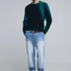 Jacquard-Pullover mit Spritzmuster Jacquard-Pullover mit Spritzmuster