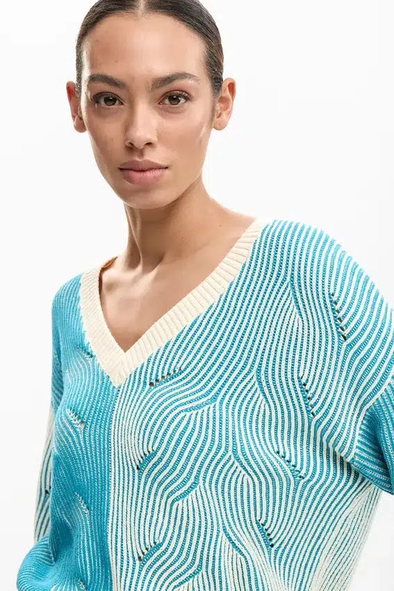 Jacquard-Strick-Pullover Jacquard-Strick-Pullover