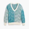 Jacquard-Strick-Pullover Jacquard-Strick-Pullover