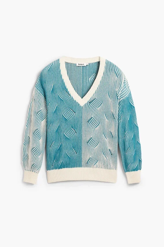 Jacquard-Strick-Pullover Jacquard-Strick-Pullover
