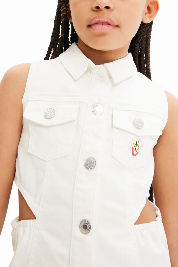 Jeans-Kleid mit Cut-outs Jeans-Kleid mit Cut-outs