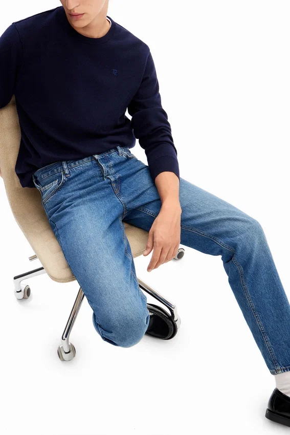 Jeans mit geradem Schnitt Jeans mit geradem Schnitt
