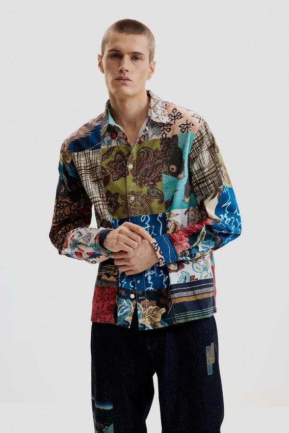 Jeans mit orientalischem Print Jeans mit orientalischem Print