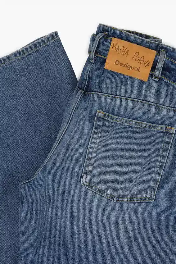 Jeanshose mit doppeltem Bund Masha Popova Jeanshose mit doppeltem Bund Masha Popova