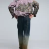 Jeanshose mit Farbverlauf Jeanshose mit Farbverlauf