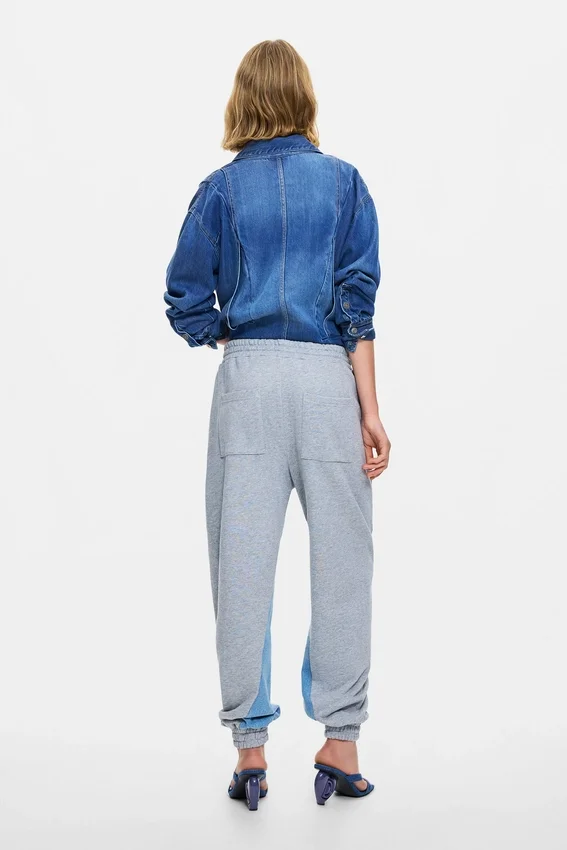 Jogginghose aus Denim Jogginghose aus Denim