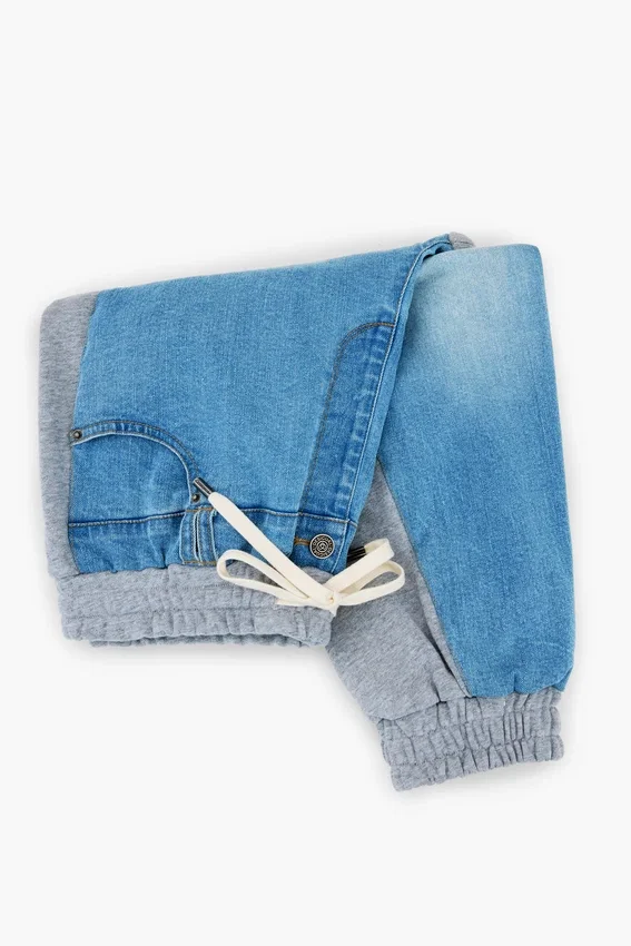 Jogginghose aus Denim Jogginghose aus Denim