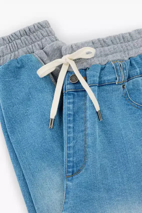 Jogginghose aus Denim Jogginghose aus Denim