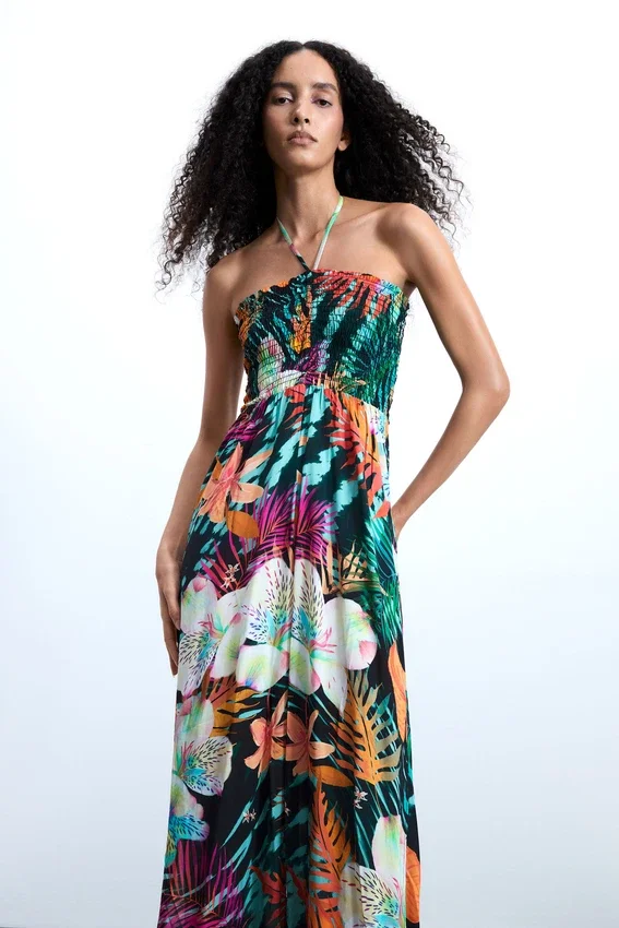 Jumpsuit mit tropischem Print Jumpsuit mit tropischem Print