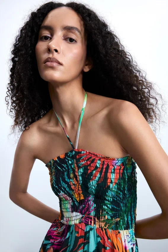 Jumpsuit mit tropischem Print Jumpsuit mit tropischem Print