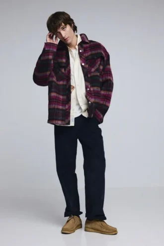karierte jacke mit taschen 2 330x495 - Karierte Jacke mit Taschen